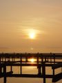 Sun over the pier