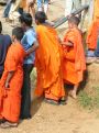 little buddist monks enjoying a day out