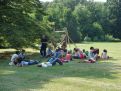 Gathered in the park