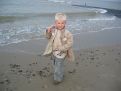 Model at the beach