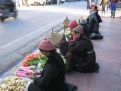 Selling vegetables