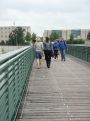 Walking omn the bridge