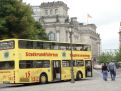 Bus and the city