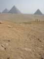 Desert and the piramids