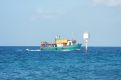 Fisher boat at sea