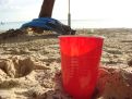Cup in the sand
