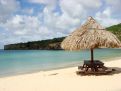 Table-bench on the beach