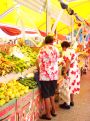 Two women at the market