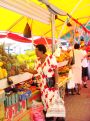 Shopping at the market