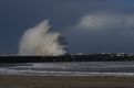 Storm in Scheveningen (Netherlands)