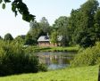 house over pond