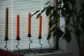 Some candles in a row
