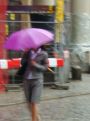 Purple-pink umbrella