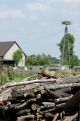 Wood stacked up high