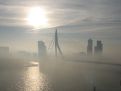 Fog over Erasmusbridge - mist op de Erasmusbrug