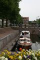 Boot in haventje in Gorinchem