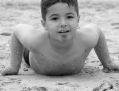  boy on the beach