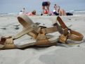 Sandals on the beach