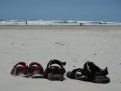 Shoes on the beach