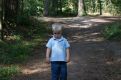 Little boy on the path