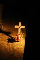 Remembrance cross in Douamont fortress from WW I