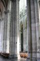 Inside the Amiens cathedral
