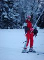 just lifting in the snow