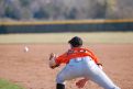 Baseball player catching ball